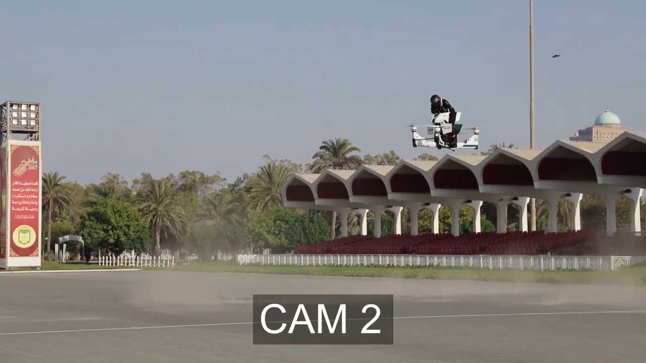 Poliţia din Dubai testează Hoverbike-ul electric